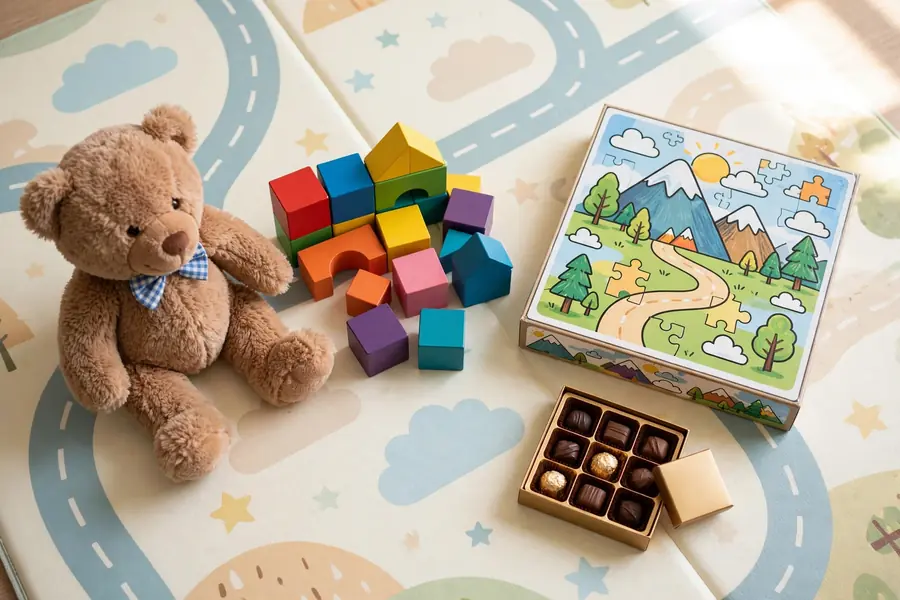 Children's Day gift with toys, teddy bear and games for delivery in Rabwah